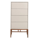 Paris Prix Chiffonnier Design 4 Tiroirs "Zapata" 120cm Naturel