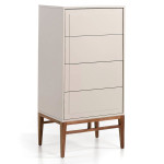 paris prix Chiffonnier Design 4 Tiroirs "Zapata" 120cm Naturel