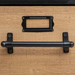 Paris Prix Chiffonnier Design 5 Tiroirs "Baris" 87cm Noir