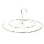 paris prix Cintre Spirale "Drap & Couverture" 220cm Argent