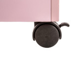 Paris Prix Coffre à Jouets à Roulettes "Petit Bazar" 48cm Rose
