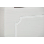 Paris Prix Coffre à Jouets En Bois Massif "Emaz" 53cm Blanc