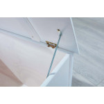 Paris Prix Coffre à Jouets En Bois Massif "Emaz" 53cm Blanc