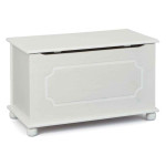 paris prix Coffre à Jouets en Bois Massif "Emaz" 53cm Blanc