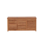 Paris Prix Coffre De Jardin En Teck "Trento" 60cm Naturel