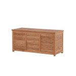 Paris Prix Coffre De Jardin En Teck "Trento" 60cm Naturel