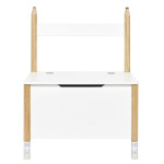 Paris Prix Coffre De Rangement & Banc "Crayon" 80cm Blanc
