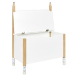 Paris Prix Coffre De Rangement & Banc "Crayon" 80cm Blanc
