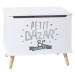 paris prix Coffre Rangement Enfant "Petit Bazar" Blanc