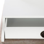 Paris Prix Coiffeuse 3 Tiroirs "Chrysa" 136cm Naturel