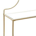 Paris Prix Coiffeuse Avec Miroir Vintage Déco "Artif" 139cm Or