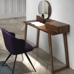 Paris Prix Coiffeuse Design 1 Tiroir "Capucine" 126cm Naturel