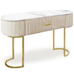 paris prix Coiffeuse Design 1 Tiroir "Lomape" 120cm Beige