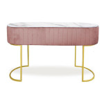 Paris Prix Coiffeuse Design 1 Tiroir "Lomape" 120cm Rose