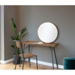 Paris Prix Coiffeuse Design En Bois "Rayburn" 115cm Marron