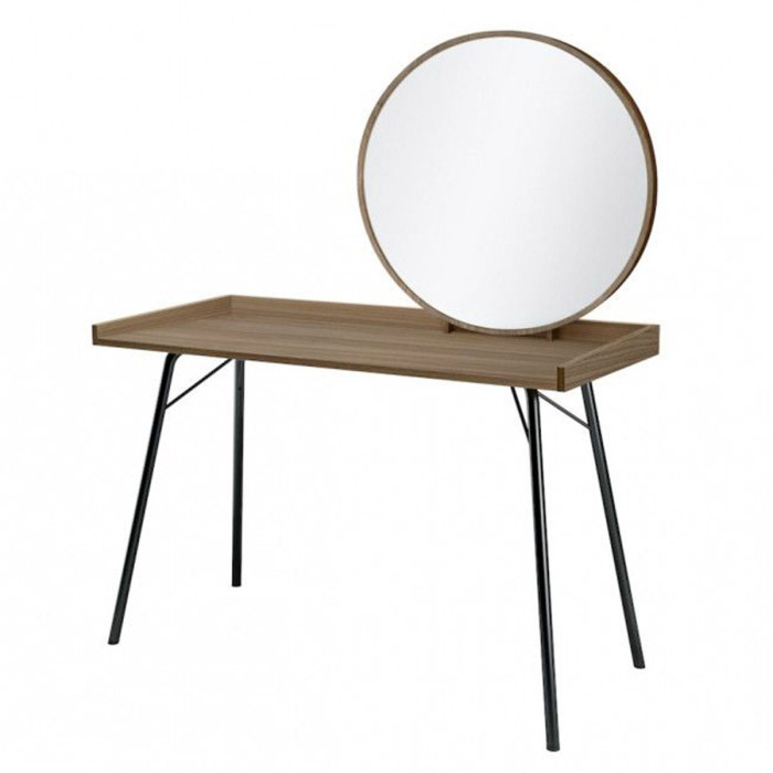 Paris Prix Coiffeuse Design En Bois "Rayburn" 115cm Marron