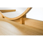 Paris Prix Coiffeuse Design En Bois "Rayburn" 115cm Naturel