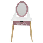 Paris Prix Coiffeuse Enfant "Madame Princesse" 108cm Rose