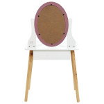 Paris Prix Coiffeuse Enfant "Madame Princesse" 108cm Rose