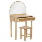 Paris Prix Coiffeuse & Tabouret Enfant "Campagne" 100cm Beige