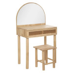 paris prix Coiffeuse & Tabouret Enfant "Campagne" 100cm Beige