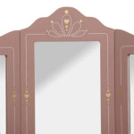 Paris Prix Coiffeuse & Tabouret Enfant "Sissi" 98cm Rose