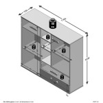 Paris Prix Commode 2 Portes & 2 Tiroirs "Anoya" 116cm Chêne