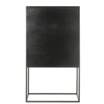 Paris Prix Commode 2 Portes En Bois "Shanil" 162cm Noir