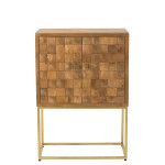 Paris Prix Commode 2 Portes Sur Pied "Nino" 122cm Naturel