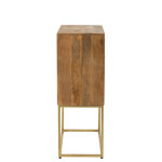 Paris Prix Commode 2 Portes Sur Pied "Nino" 122cm Naturel