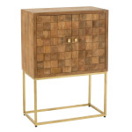 paris prix Commode 2 Portes sur Pied "Nino" 122cm Naturel