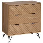 paris prix Commode 3 Tiroirs Design "Naomi" 85cm Beige