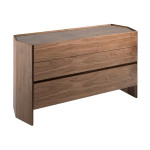 paris prix Commode 3 Tiroirs "Hexagonale" 143cm Noyer