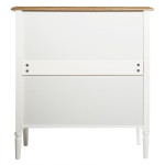 Paris Prix Commode 4 Tiroirs En Bois "Solen" 85cm Blanc