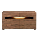 Paris Prix Commode 6 Tiroirs En Bois "Lucia" 140cm Noyer