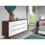 Paris Prix Commode 6 Tiroirs En Bois "Ruelta" 140cm Noyer