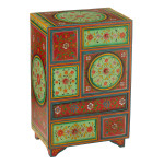paris prix Commode 7 Tiroirs en Bois "Mumbai" 65cm Multicolore