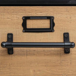 Paris Prix Commode Design 10 Tiroirs "Baris" 86cm Noir