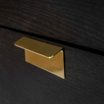 Paris Prix Commode Design 3 Tiroirs "Pimlico" 91cm Charbon