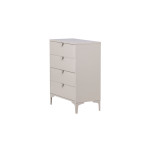 Paris Prix Commode Design 4 Tiroirs "Piring" 98cm Beige