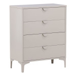 paris prix Commode Design 4 Tiroirs "Piring" 98cm Beige