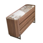 Paris Prix Commode Design En Bois "Clinton" 145cm Naturel