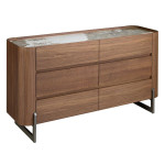 paris prix Commode Design en Bois "Clinton" 145cm Naturel