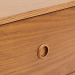 Paris Prix Commode En Bois 4 Tiroirs "Charlie" 90cm Marron