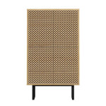 paris prix Commode en Bois Diamant "Camden" 140cm Naturel