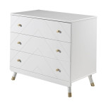 paris prix Commode Enfant 3 Tiroirs "Billy" 100cm Blanc