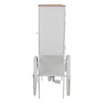 Paris Prix Comptoir De Bar En Métal "Vélo" 173cm Blanc