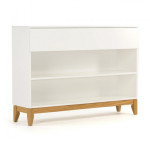 paris prix Console 2 Niches & 1 Tiroir "Blanco" 120cm Blanc