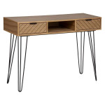 paris prix Console 2 Tiroirs Design "Naomi" 110cm Beige