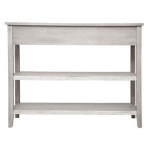Paris Prix Console 2 Tiroirs En Bois "Charme" 110cm Naturel